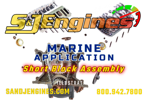 Ford-351-Windsor-Marine-Short-Block-Replacement Engine
