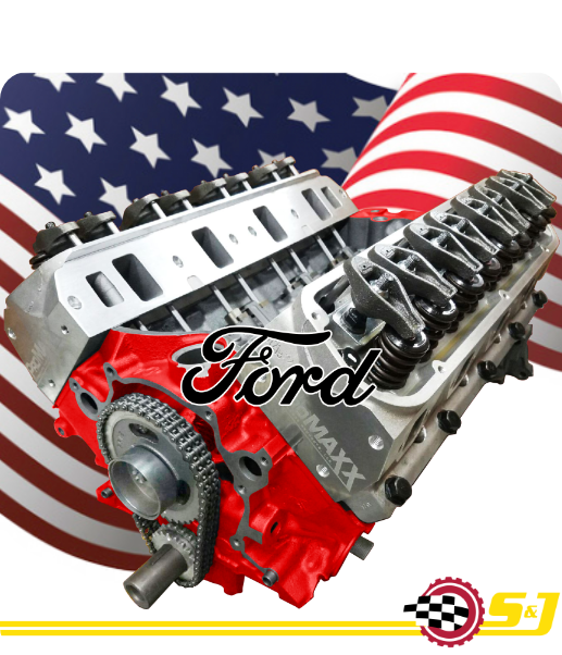 Ford 3.0 V6 183 Long Block Crate Engine Sale, Remanufactured